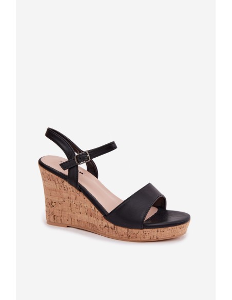 Women's Platform Sandals Black Clarabella