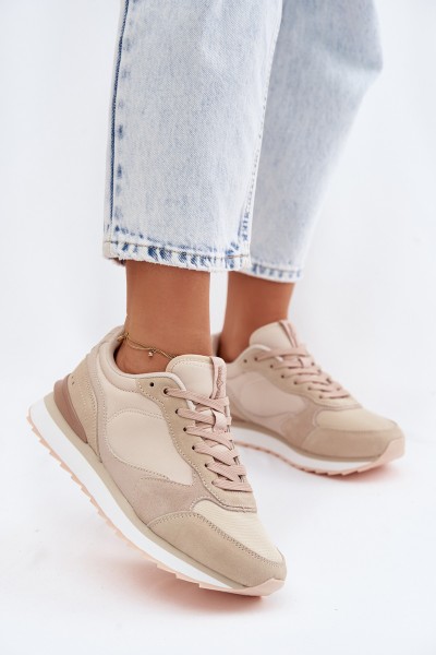 Women's Suede Sneakers McArthur MA2512W Beige