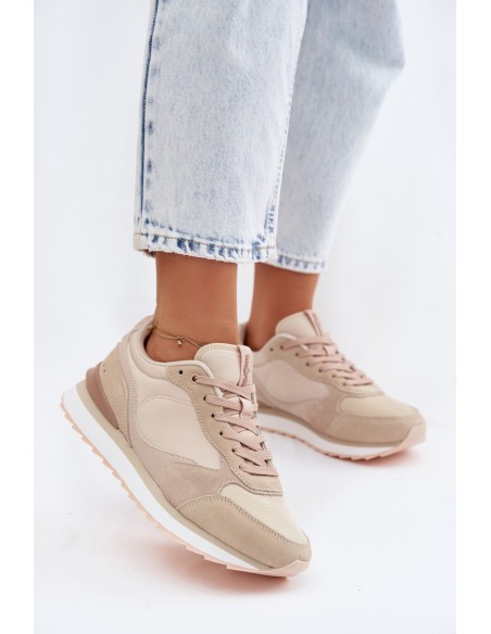 Women's Suede Sneakers McArthur MA2512W Beige