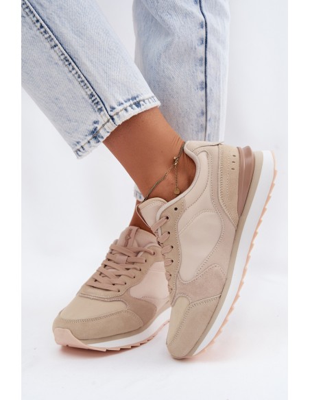 Women's Suede Sneakers McArthur MA2512W Beige
