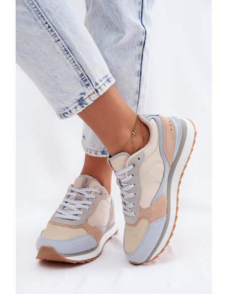 Women's Suede Sneakers McArthur MA2512W Blue