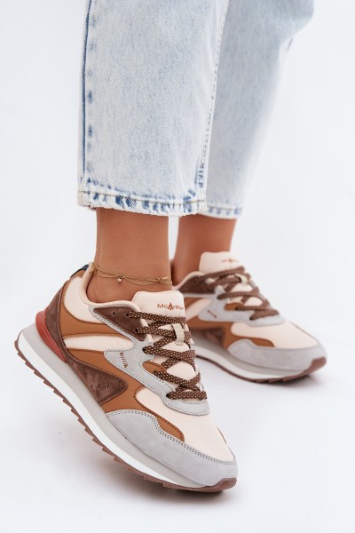 Women's Suede Sneakers McArthur MA253W Brown