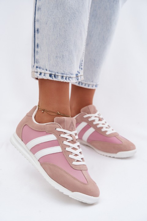 Suede Women's Sneakers Sports Shoes McArthur MA258W Pink
