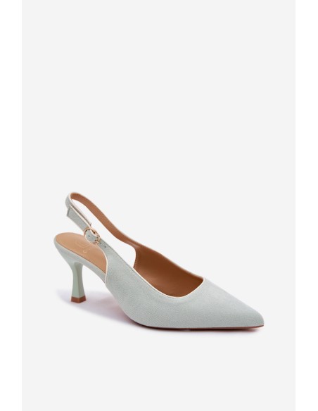 Women's High Heel Sandals With Trim Mint Relmira