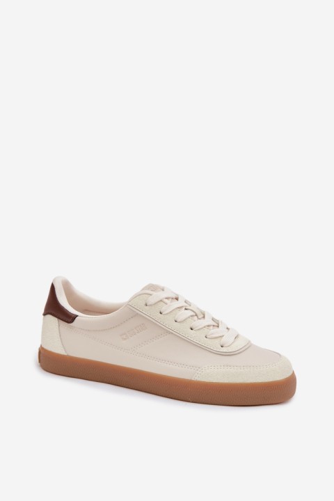 Women's Sneakers Made of Eco Leather Big Star TT274311 Light Beige