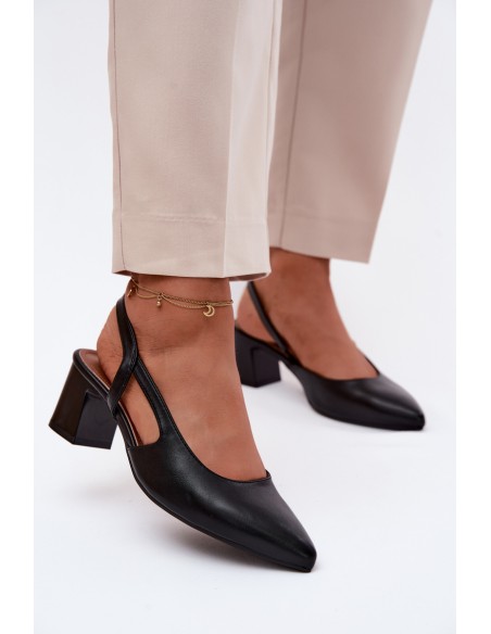 Women's High Heel Sandals Sergio Leone SK472 Black