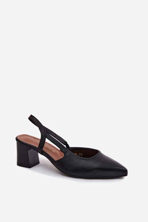 Women's High Heel Sandals Sergio Leone SK472 Black