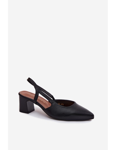 Women's High Heel Sandals Sergio Leone SK472 Black