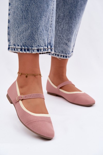 Flat Zelisa Pink Ballerinas