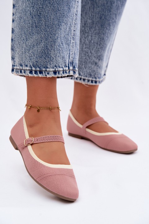 Flat Zelisa Pink Ballerinas