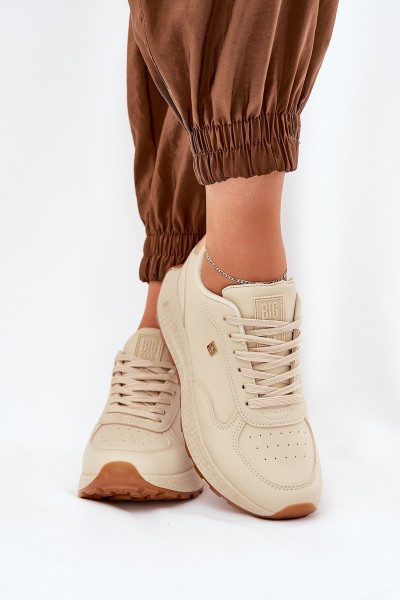 Lightweight Women's Sports Shoes Big Star RR274630 HI-POLY SYSTEM Beige