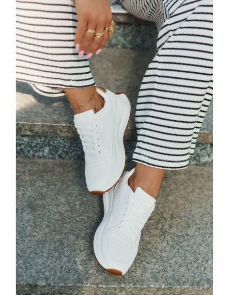 Lightweight Women's Sports Shoes Big Star RR274629 HI-POLY SYSTEM White