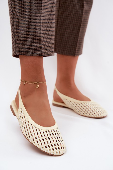 Women's Woven Yellow Sandals Selviora