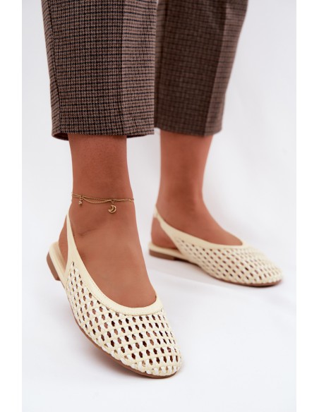 Women's Woven Yellow Sandals Selviora