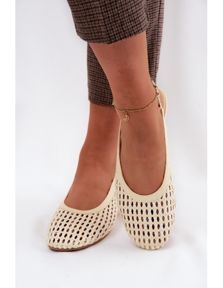 Women's Woven Yellow Sandals Selviora