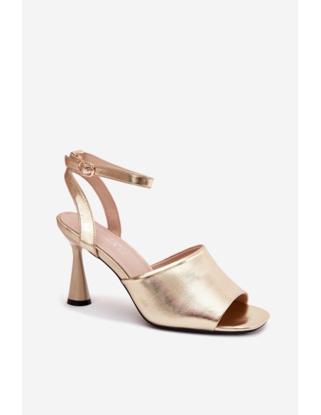 Women's High Heel Sandals Vinceza 62297 Gold