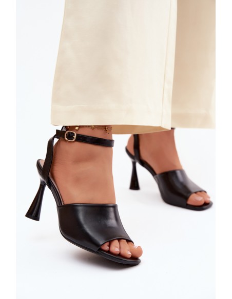 Women's High Heel Sandals Vinceza 62297 Black