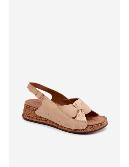 Comfortable Women's Platform Sandals Beige Iggy