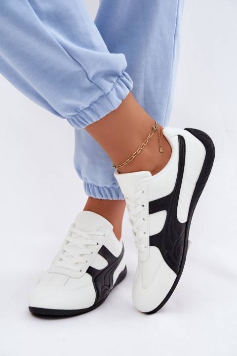 Women's White Sneakers Maple