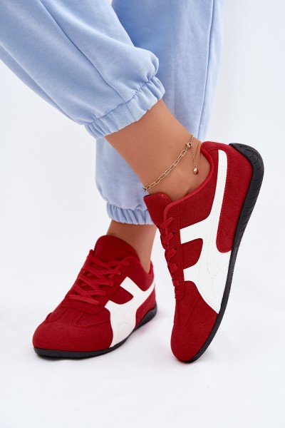 Women's Red Sneakers Maple