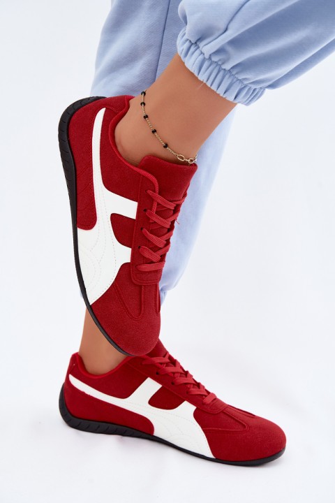 Women's Red Sneakers Maple