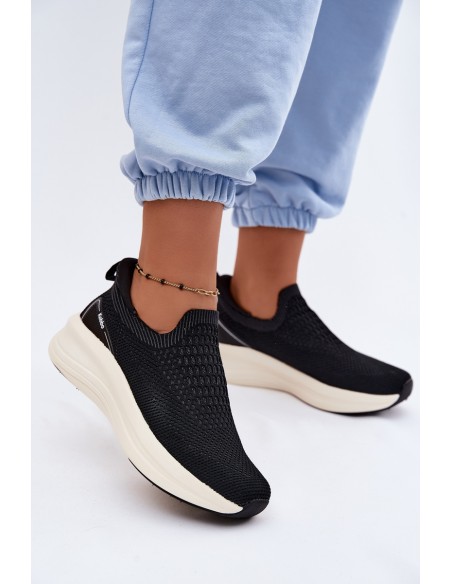Women's Slip-On Sneakers Material Kobbo 102424 Black