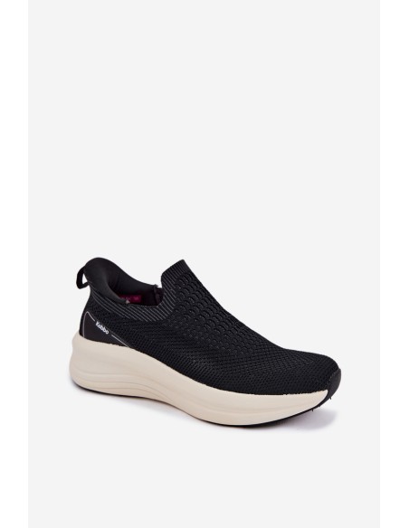 Women's Slip-On Sneakers Material Kobbo 102424 Black