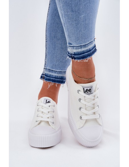Women's Platform Sneakers LEE ISLA C WOMEN LOW 50261002.1FG White
