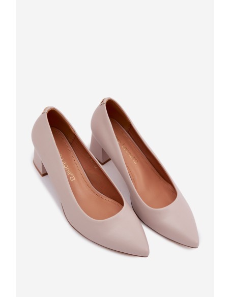 Sergio Leone PB413 Gray Block Heels