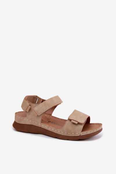 Women's Platform Sandals Beige Linora 2