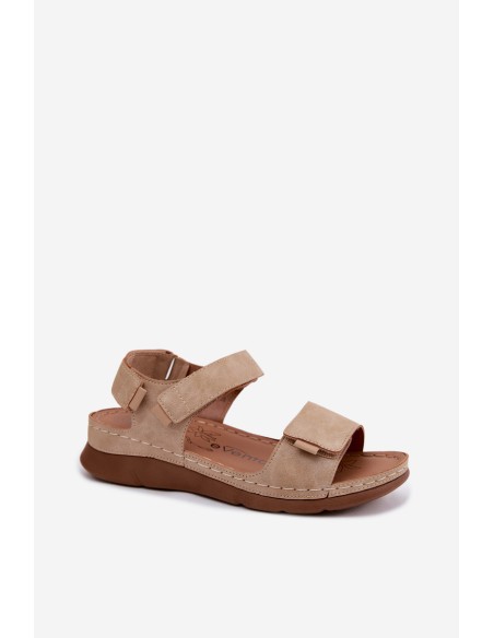 Women's Platform Sandals Beige Linora
