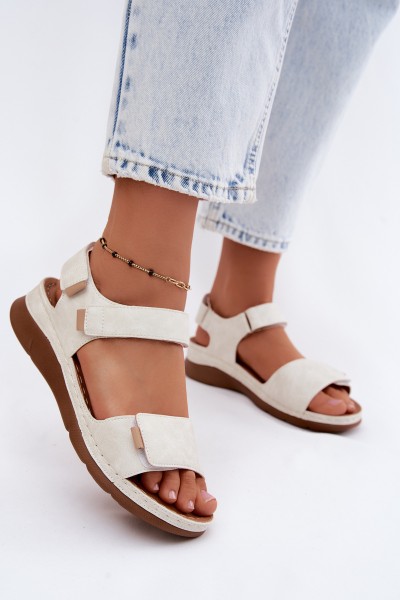 Women's Platform Sandals White Linora