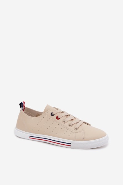 Women's Canvas Sneakers Beige Tulum 2