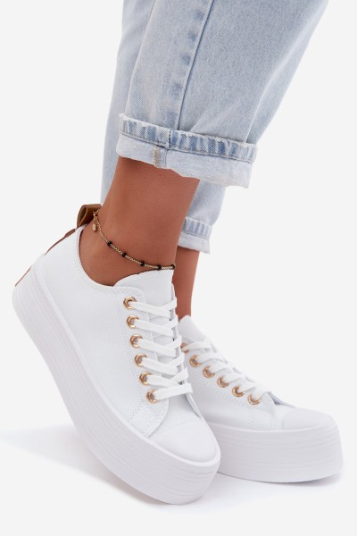 Women's Platform Sneakers White Amalfi 2