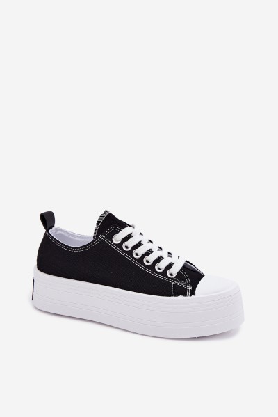 Women's Platform Sneakers Black Amalfi 2