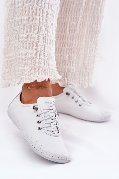 Leather Court Shoes Women Artiker 54C0838 White