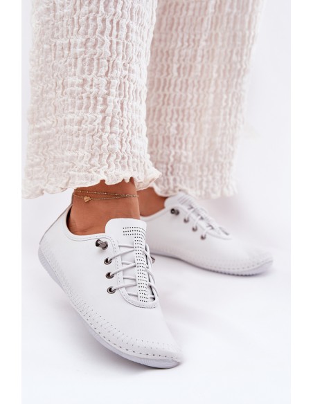 Leather Court Shoes Women Artiker 54C0838 White
