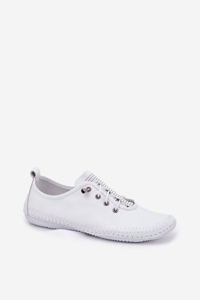 Leather Court Shoes Women Artiker 54C0838 White 2