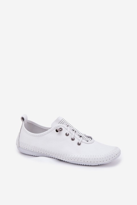 Leather Court Shoes Women Artiker 54C0838 White