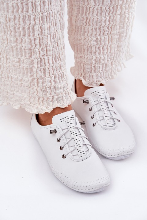 Leather Court Shoes Women Artiker 54C0838 White