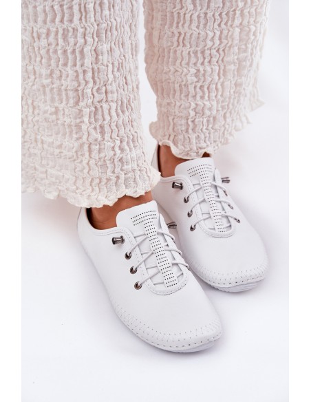 Leather Court Shoes Women Artiker 54C0838 White