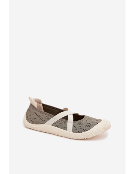 Sporty Ballerinas With Elastic Straps Artiker 58C1904 Green