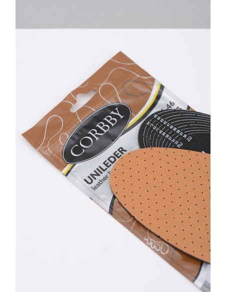 Corbby UNILEDER Leather insoles for all-purpose shoes