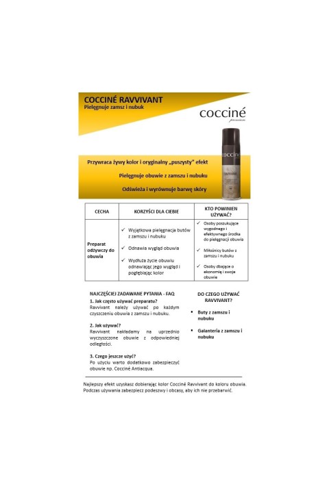 Coccine Ravvivant Regenerating Spray for Suede and Nubuck