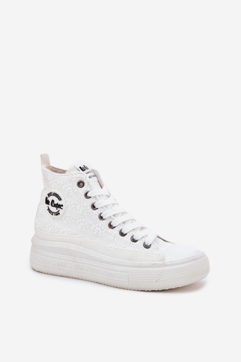 Women's Platform Sneakers Lee Cooper LCW-25-44-3209L White