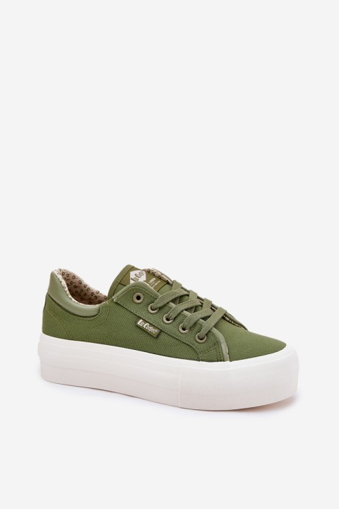 Women's Platform Sneakers Lee Cooper LCW-25-31-3449L Green