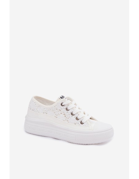 Women's Openwork Platform Sneakers Lee Cooper LCW-26-44-4485 White