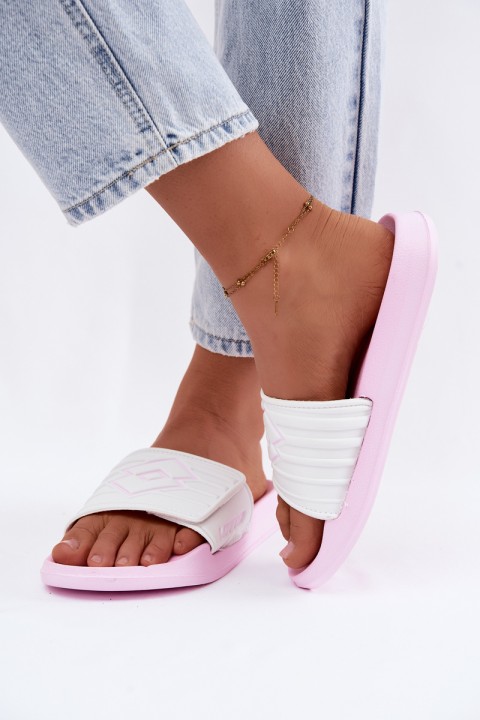 Women's Slides LOTTO FLYDE 2400941U-4110 Pink-White