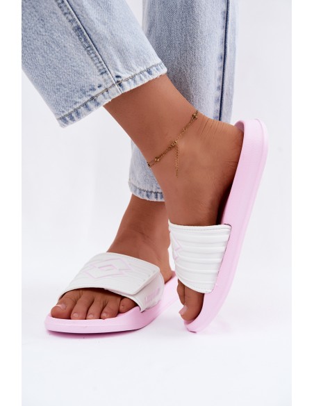 Women's Slides LOTTO FLYDE 2400941U-4110 Pink-White