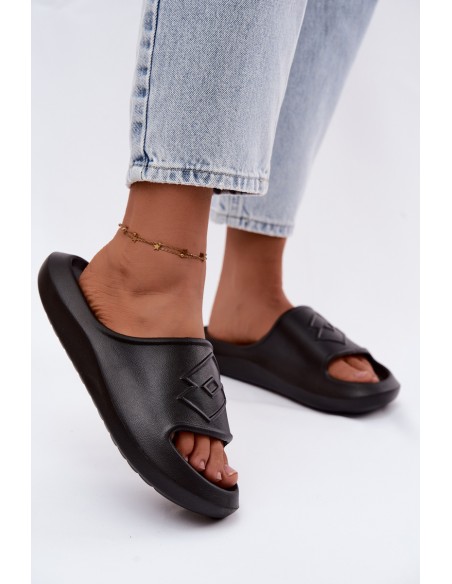 Women's Foam Slides LOTTO SLAY 2400471U Black